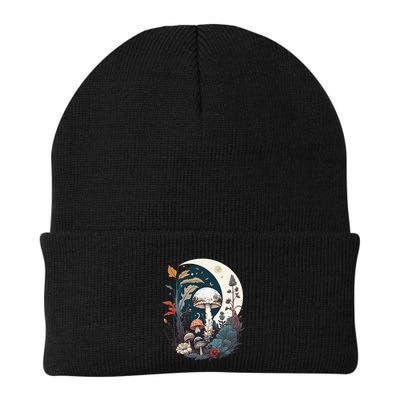 Aesthetic Goblincore And Dark Cottagecore Mushroom Beanie