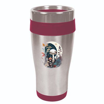 Aesthetic Goblincore And Dark Cottagecore Mushroom 16oz Travel Tumbler