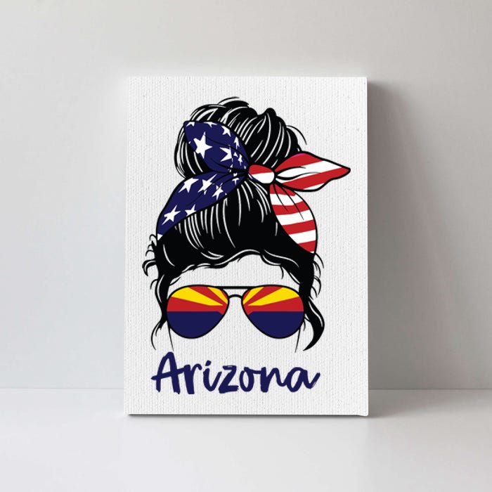 Arizona Girl Arizona Flag State Girlfriend Canvas