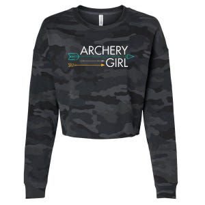 Archery Girl Cropped Pullover Crew