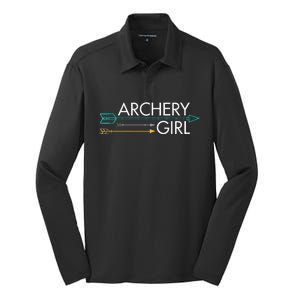 Archery Girl Silk Touch Performance Long Sleeve Polo