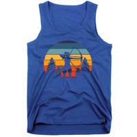 Archery Girl Archer Bow Vintage Retro Sunset Nice Tank Top