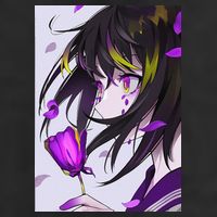 Anime Girl Aesthetic Floral Japanese Kawaii Waifu 12oz Stainless Steel Coffee Mug