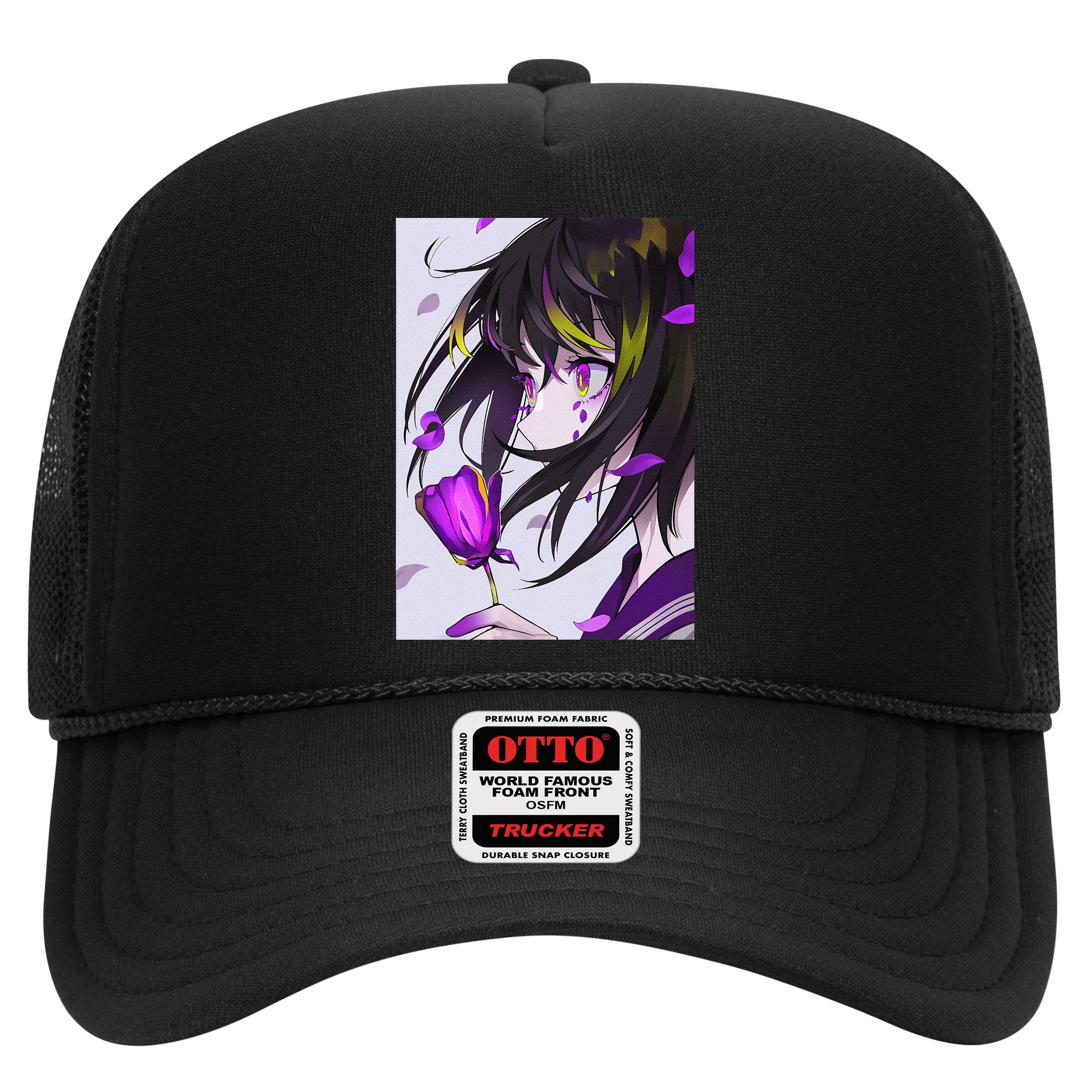Anime Girl Aesthetic Floral Japanese Kawaii Waifu Hat