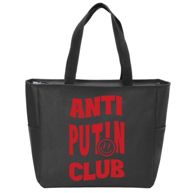 Anna Gvarishvili Anti Putin Club Zip Tote Bag