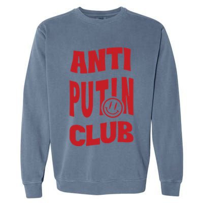 Anna Gvarishvili Anti Putin Club Garment-Dyed Sweatshirt