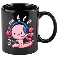 Axolotl Gaming Anime Video Game Pew Gamer Great Gift 11oz C Handle Ceramic Mug