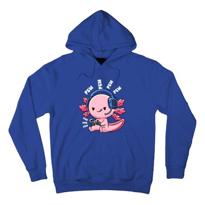 Axolotl Gaming Anime Video Game Pew Gamer Great Gift Hoodie