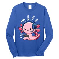 Axolotl Gaming Anime Video Game Pew Gamer Great Gift Long Sleeve Shirt