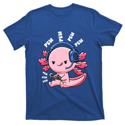 Axolotl Gaming Anime Video Game Pew Gamer Great Gift T-Shirt