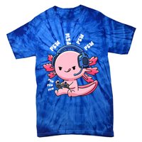 Axolotl Gaming Anime Video Game Pew Gamer Great Gift Tie-Dye T-Shirt