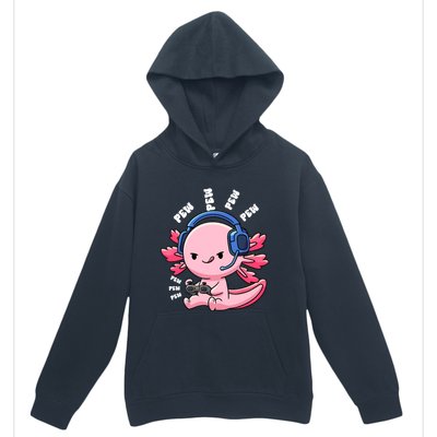 Axolotl Gaming Anime Video Game Pew Gamer Great Gift Urban Pullover Hoodie