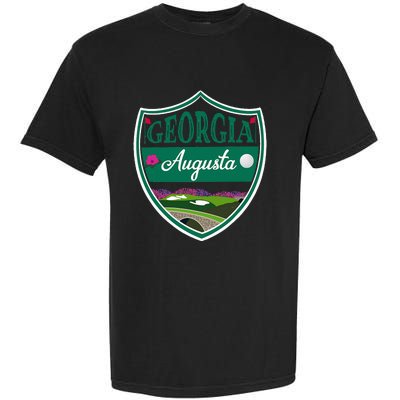 Augusta Georgia Azaleas and Golf Garment-Dyed Heavyweight T-Shirt