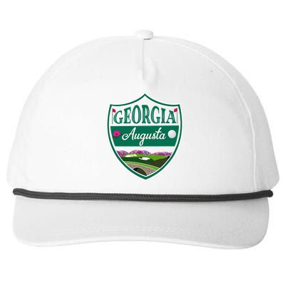 Augusta Georgia Azaleas and Golf Snapback Five-Panel Rope Hat