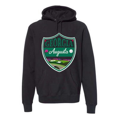 Augusta Georgia Azaleas and Golf Premium Hoodie