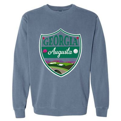 Augusta Georgia Azaleas and Golf Garment-Dyed Sweatshirt