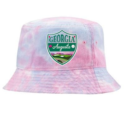 Augusta Georgia Azaleas and Golf Tie-Dyed Bucket Hat