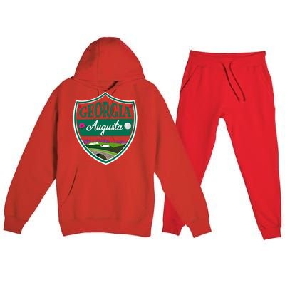 Augusta Georgia Azaleas and Golf Premium Hooded Sweatsuit Set