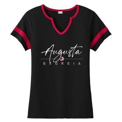 Augusta Georgia Ladies Halftime Notch Neck Tee