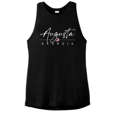 Augusta Georgia Ladies PosiCharge Tri-Blend Wicking Tank