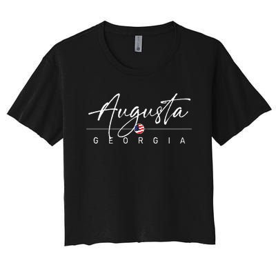 Augusta Georgia Women's Crop Top Tee