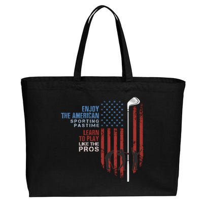 American Golf Cotton Canvas Jumbo Tote