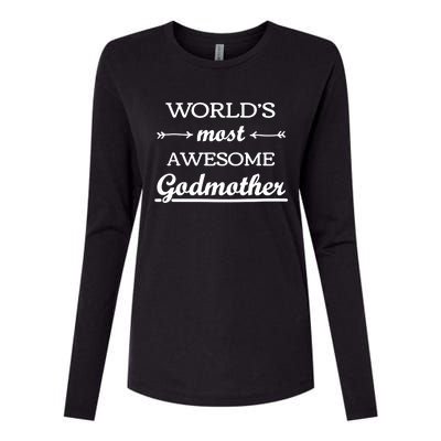 Awesome Godmother Womens Cotton Relaxed Long Sleeve T-Shirt