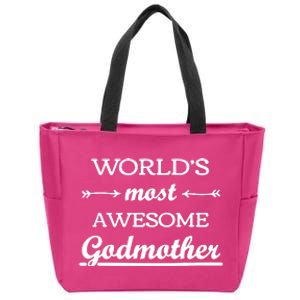 Awesome Godmother Zip Tote Bag