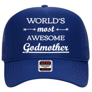 Awesome Godmother High Crown Mesh Back Trucker Hat