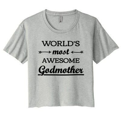 Awesome Godmother Women's Crop Top Tee