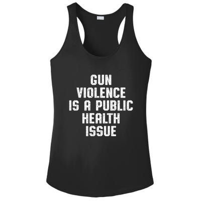 Anti Gun Awareness | Stop Gun Violence | March For Our Lives Ladies PosiCharge Competitor Racerback Tank