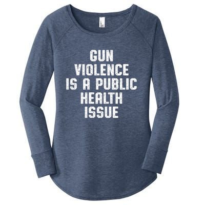 Anti Gun Awareness | Stop Gun Violence | March For Our Lives Women's Perfect Tri Tunic Long Sleeve Shirt