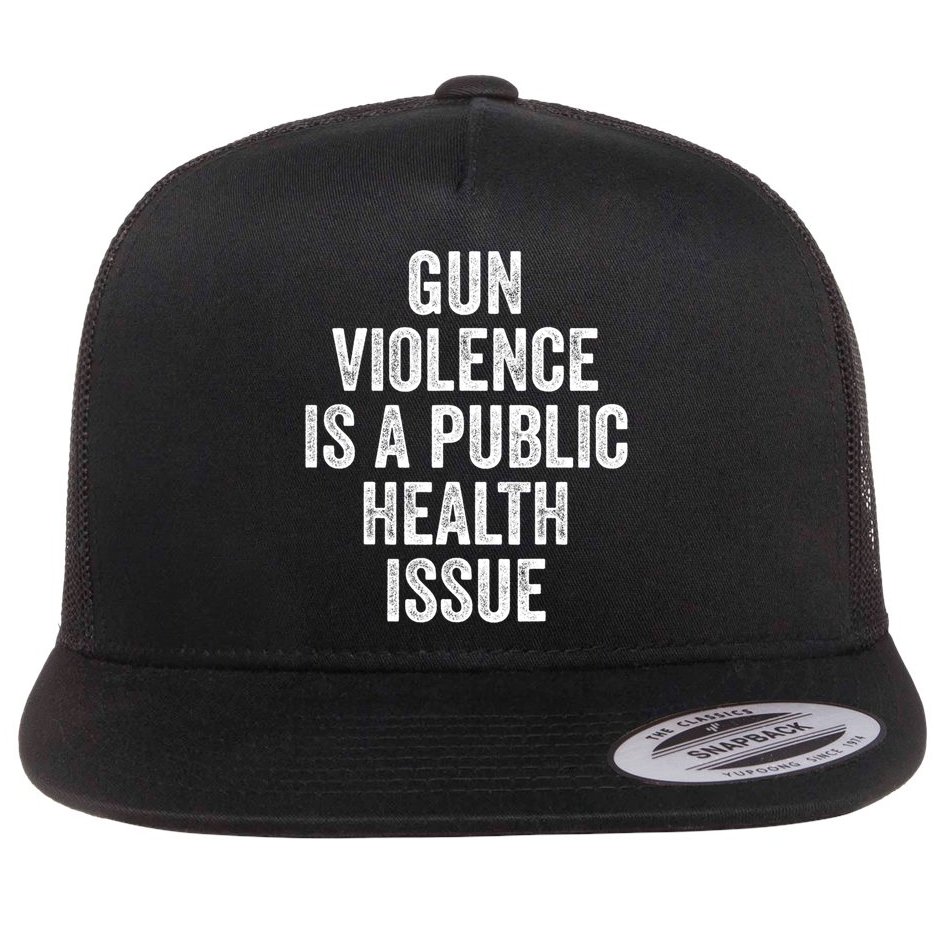 Anti Gun Awareness Enough End Gun Violence Flat Bill Trucker Hat