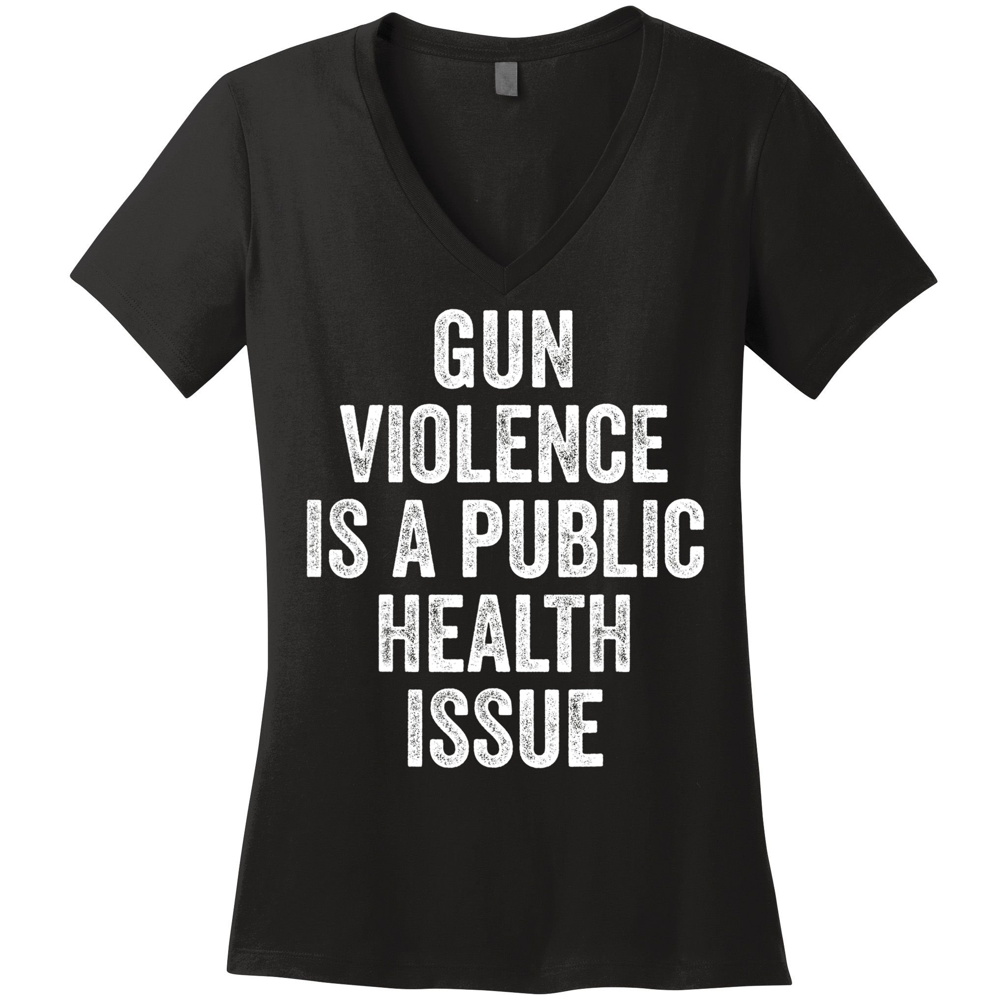 Anti Gun Awareness Enough End Gun Violence Women's V-Neck T-Shirt