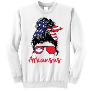 Arkansas Girl Arkansas Flag State Girlfriend Sweatshirt