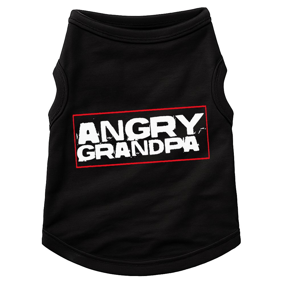 Angry Grandpa Doggie Tank