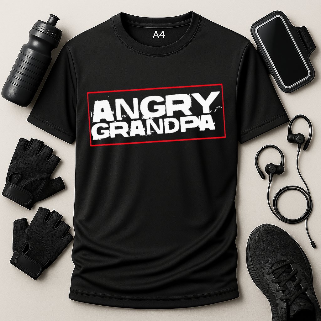 Angry Grandpa Cooling Performance Crew T-Shirt