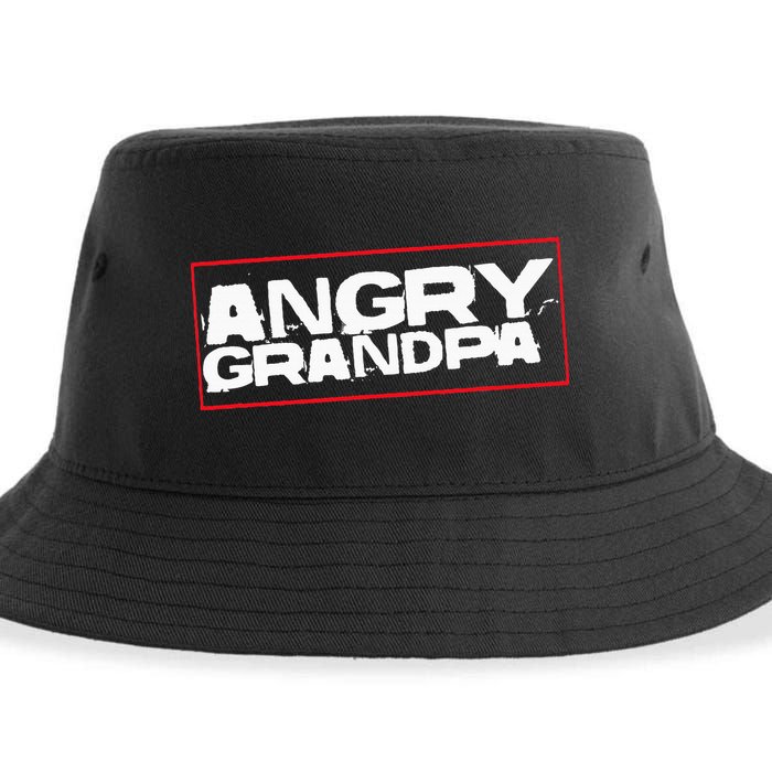 Angry Grandpa Sustainable Bucket Hat