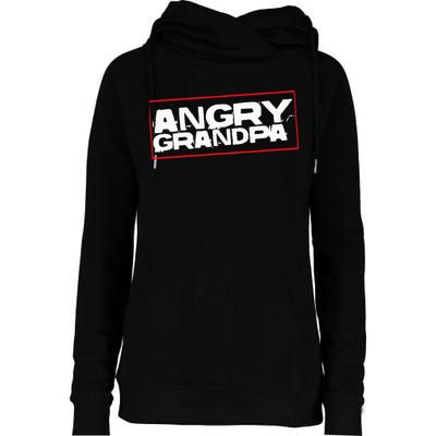Angry Grandpa Womens Funnel Neck Pullover Hood
