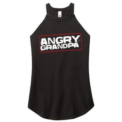Angry Grandpa Women's Perfect Tri Rocker Tank