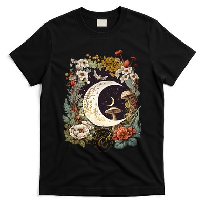 Aesthetic Goblincore And Dark Cottagecore Mushroom T-Shirt