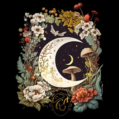 Aesthetic Goblincore And Dark Cottagecore Mushroom T-Shirt