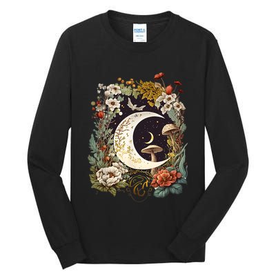 Aesthetic Goblincore And Dark Cottagecore Mushroom Tall Long Sleeve T-Shirt