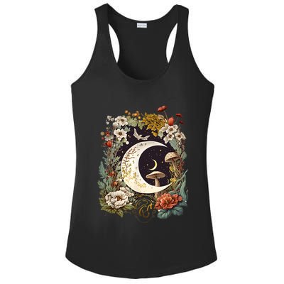 Aesthetic Goblincore And Dark Cottagecore Mushroom Ladies PosiCharge Competitor Racerback Tank