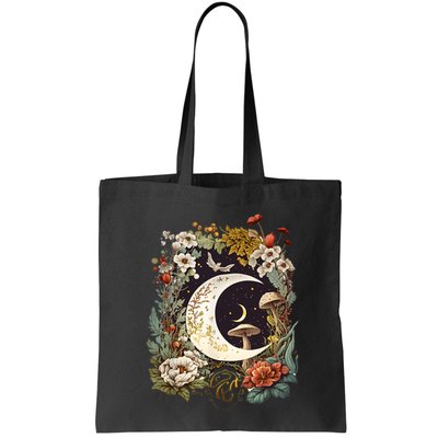Aesthetic Goblincore And Dark Cottagecore Mushroom Bag