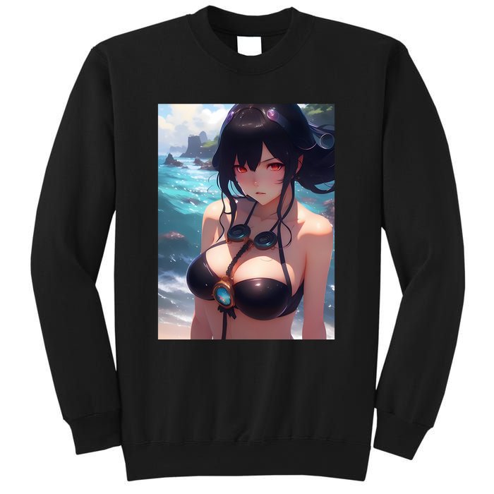 Anime Girl Bikini Sweatshirt