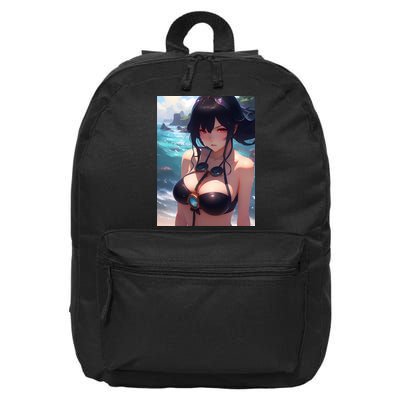 Anime Girl Bikini 16 in Basic Backpack