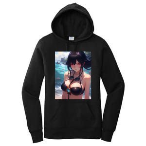 Anime Girl Bikini Women's Pullover Hoodie