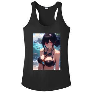 Anime Girl Bikini Ladies PosiCharge Competitor Racerback Tank