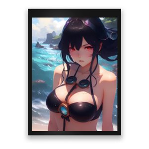 Anime Girl Bikini Poster